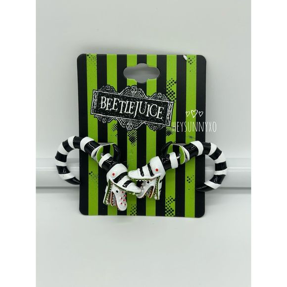 Bioworld Jewelry - Beetlejuice Sandworm Faux Tunnel Earrings